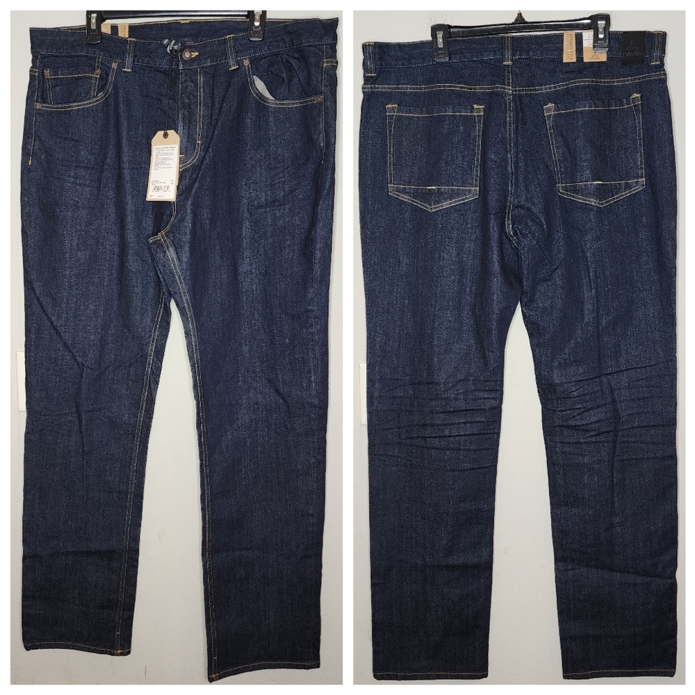 NWT Prana‎ 40×34 Feener Slim Straight Darkwash Jeans Men's Size 40